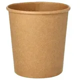 Papstar Suppenbecher Pappe rund 470 ml Ø 9,8 cm 500 St. Braun