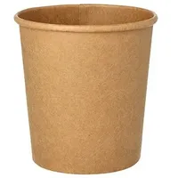 Papstar Suppenbecher Pappe rund 470 ml Ø 9,8 cm 500 St. Braun