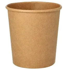 Papstar Suppenbecher Pappe rund 470 ml Ø 9,8 cm 500 St. Braun