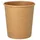 Papstar Suppenbecher Pappe rund 470 ml Ø 9,8 cm 500 St. Braun