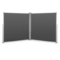 Blumfeldt Bari Doppio 620 Doppel-Seitenmarkise 6x2,0 m Aluminium anthrazit