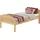 Erst-Holz Erst-Holz®Massivholzbett geschwungenes Seniorenbett Buche Natur 90x200 Einzelbett Bettgestell 60.75-09 oR
