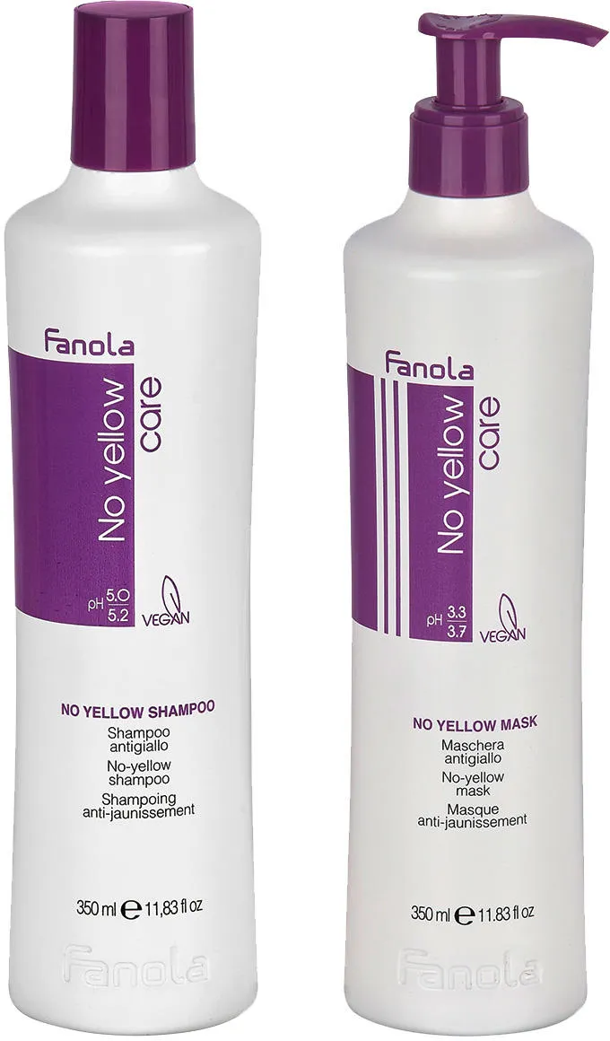 Fanola No Yellow Set (Shampoo 350ml + Mask 350ml)