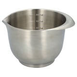 Birkmann Schüssel Ø 22 cm, PREMIUM BAKING, Edelstahl, - 2 Liter, - mit Skalierung