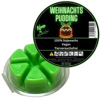 WonderWax Duftwachs WonderWax® Duftwachs Kreis 6 pcs Neon (Weihnachtspudding), Duftrichtung: Weihnachtspudding