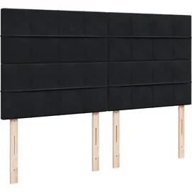 vidaXL Boxspringbett 180 x 200 cm Schwarz