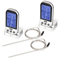 BBQ Grill Smoker Digital Funk Thermometer Grillthermometer Fleischthermometer DE