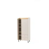 masseno Drehtürenschrank VETTA 80 x 170 x 42 cm Beige