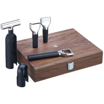 WMF Korkenzieher Sommelier Set 5-teilig in Walnussholzbox Schwarz