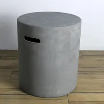 ELEMENTI Abdeckung für Gasflaschen 5 kg Faser-Beton grau