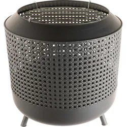 RedFire Midland Feuerkorb mit Barbecue-Grillrost 50 cm ø