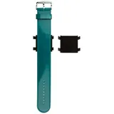 S.T.A.M.P.S. Stamps Armband Lederarmband Glossy Petrol 100003 mit zusätzlichem Snapper/Adapter 9938000
