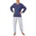 NORMANN CARE Pflegeoverall Langarm Blau XL