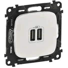 Legrand USB-Steckdose 2-fach Ultraweiß 1 St.