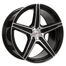 Axxion AX7 10,5 x 20 5 x 112 ET15 MB66,6 Schwarz Hochglanzpoliert