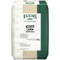 Fuchs Professional - Lamm Gewürzsalz | Zum Würzen von Lammgerichten, kein weiteres Salzen | Profi-Qualität für Großverbraucher und Gastronomie | 1,5 kg im recyclebaren Beutel