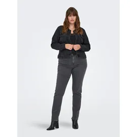 ONLY CARMAKOMA Damen Carwespa Ls Dgd Jacket DNM, Dark Grey Denim, Numeric_48 - 48