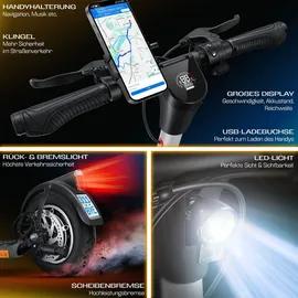 Kesser E-Scooter grau