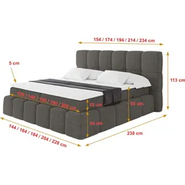 altdecor AURI 200 x 200 cm H4 Grau