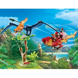 Playmobil The Explorers Helikopter mit Flugsaurier 9430