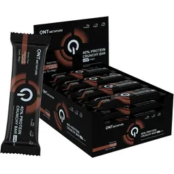 QNT METAPURE - 40% Protein Knusperriegel mit wenig Zucker - Schokolade EINHEITSFARBE 0.8 kg