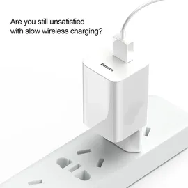 Baseus Charging Quick Charger USB 3.0 - White