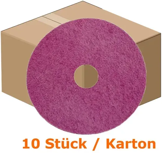 Schleifpad Arcora MAROON HEAVY DUTY 17 Zoll 432 mm 10 Stück zur Pflegefilmsanierung