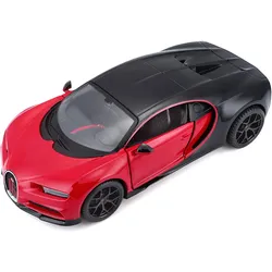 Maisto 31524 - Modellauto - Bugatti Chiron Sport (schwarz-rot, Maßstab 1:24)