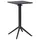 Beliani Bartisch 60 x 60 x 111 cm Schwarz