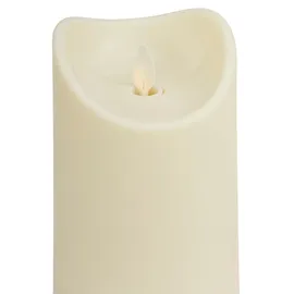 IC Home LED-Kerze für aussen Ø 8,9 cm beige 1 St.