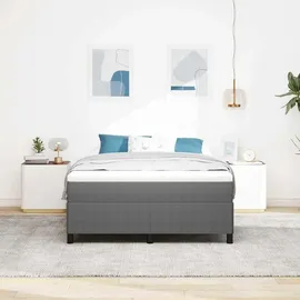 vidaXL Boxspringbett 160 x 200 cm Hellgrau