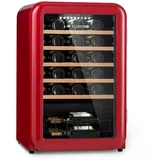 Klarstein Vinetage 49 Uno Weinlagerschrank 110 Ltr / 49 Fl. 4-22°C Retro Rot BRAND_75368113