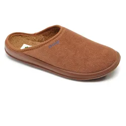 Dr.Luigi - Medizinische Hausschuhe Memory Gedächtnisschaum Schuhe Braun Gr. 43 1 P