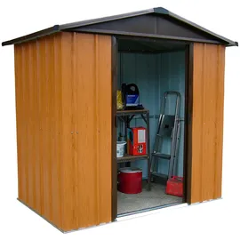 YardMaster Gerätehaus Konstanz 2,02 x 1,25 m Braun
