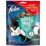 Purina Felix Party Mix Seaside Mix 200g Katzenleckerli 5 Einheiten - Multicolor - One Size