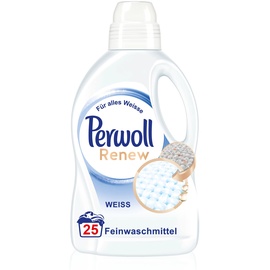 Perwoll Renew Weiß (25 Waschladungen), Waschmittel für weiße Wäsche, Feinwaschmittel stärkt die Fasern und verbessert die Farbintensität