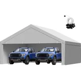 Vevor Carport-Ersatzdach 6 x 6 m grau