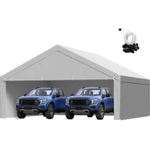Vevor Carport-Ersatzdach 6 x 6 m grau