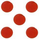 5 x Clownsnase Schaumstoff 5cm Durchmesser rote Nase für Red Nose Day Kostüm Clown