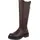 Ital-Design Plateaustiefel Damen Braun 37