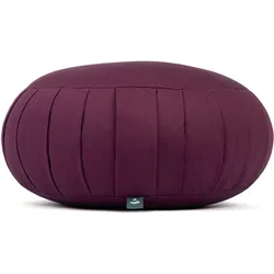 Meditationskissen ZAFU ECO Aubergine, Dinkelfüllung, ohne Inlett EINHEITSGRÖSSE