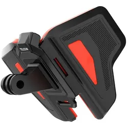 Telesin Premium Helmet Mount / Helmhalterung, orange