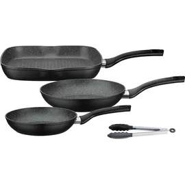 GSW Topf-Set Gourmet 3-tlg. Pfannen-Set + Bräter + Wok + Küchenzange