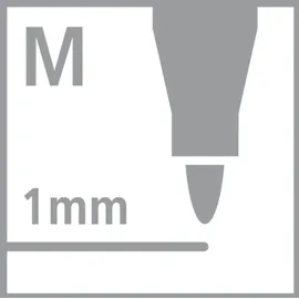 Stabilo OHPen universal Folienstift 1,0 mm Schwarz