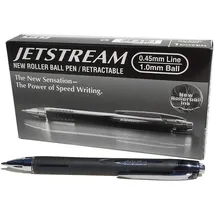 Uni-Ball 9008020 Jetstream Tintenroller mit Druckmechanik schwarz