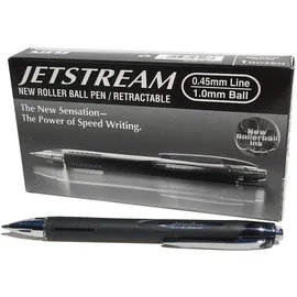 Uni-Ball 9008020 Jetstream Tintenroller mit Druckmechanik schwarz