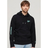 Superdry Hoodie »SD-SPORTSWEAR LOGO LOOSE HOOD«, Gr. XXL, black, , 90296937-XXL