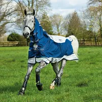 Horseware Rambo Summer Series Turnout 0g - Navy/Grey 130