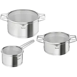 Tefal Topfset  Nordica , silber , Edelstahl