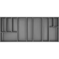 Agoform Besteck Organizer Sky Besteckeinsatz 1120x53x473mm schiefgrau Kunststoff